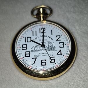Vintage Gold Rail Master De Luxe Pocket Watch
